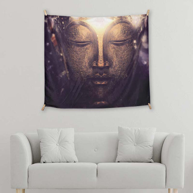 Gold Buddha Face