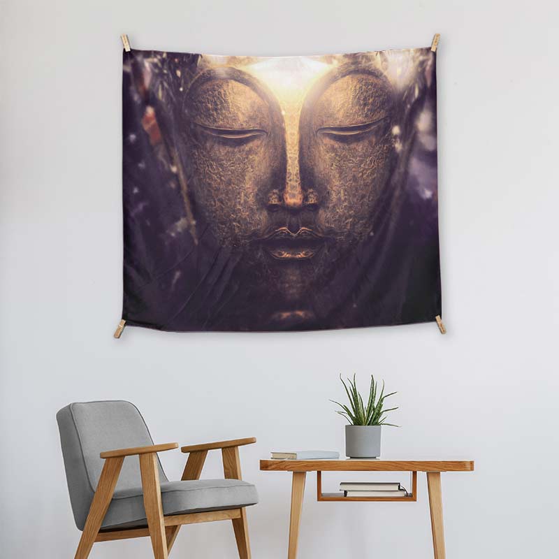 Gold Buddha Face