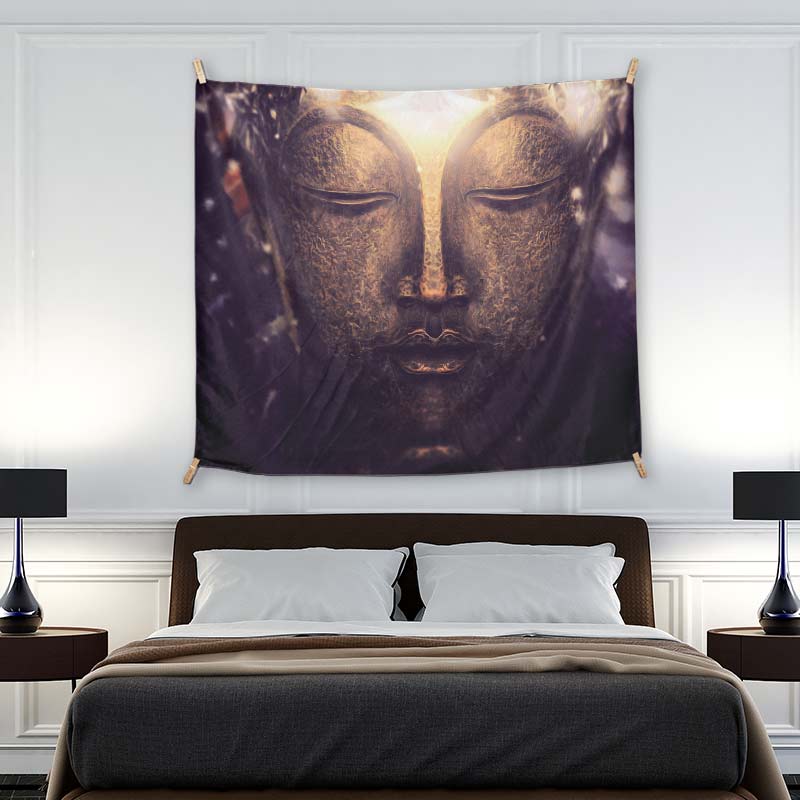 Gold Buddha Face