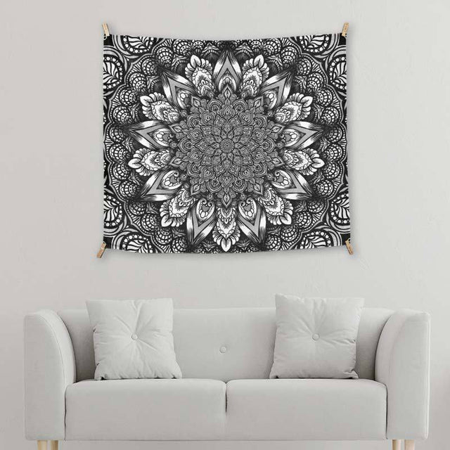 Black And White Mandala