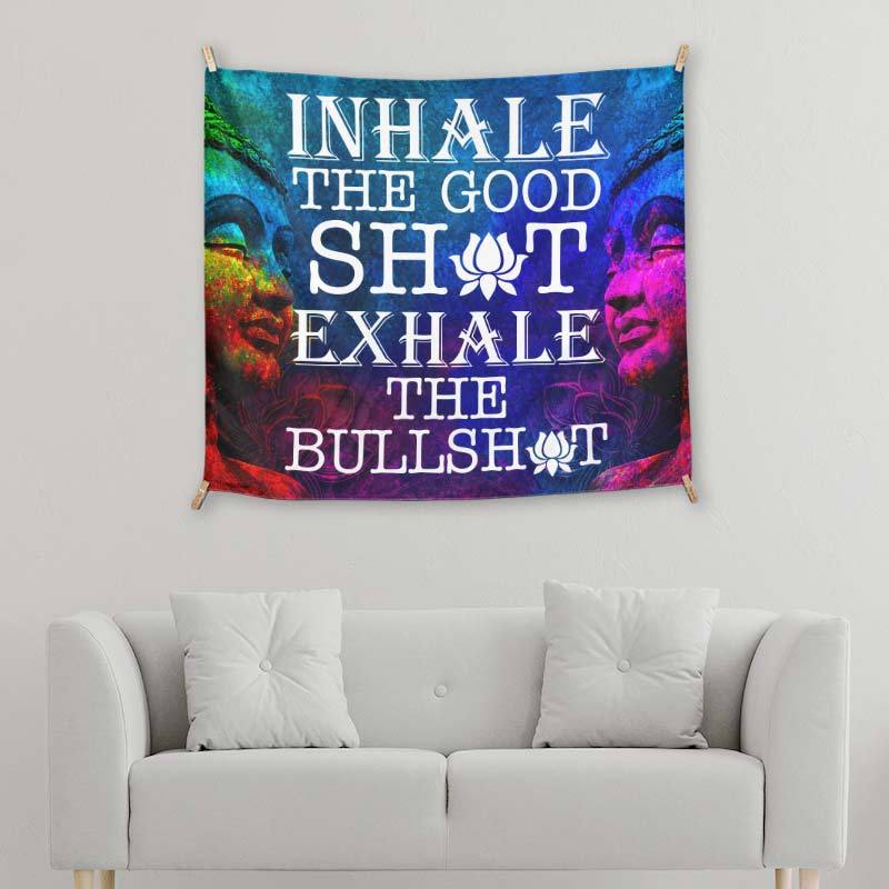 Inhale Exhale Blue