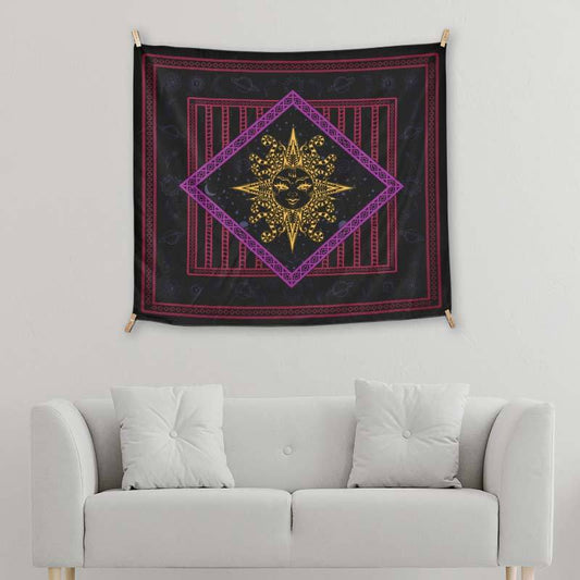 Pink Purple Boho Sun