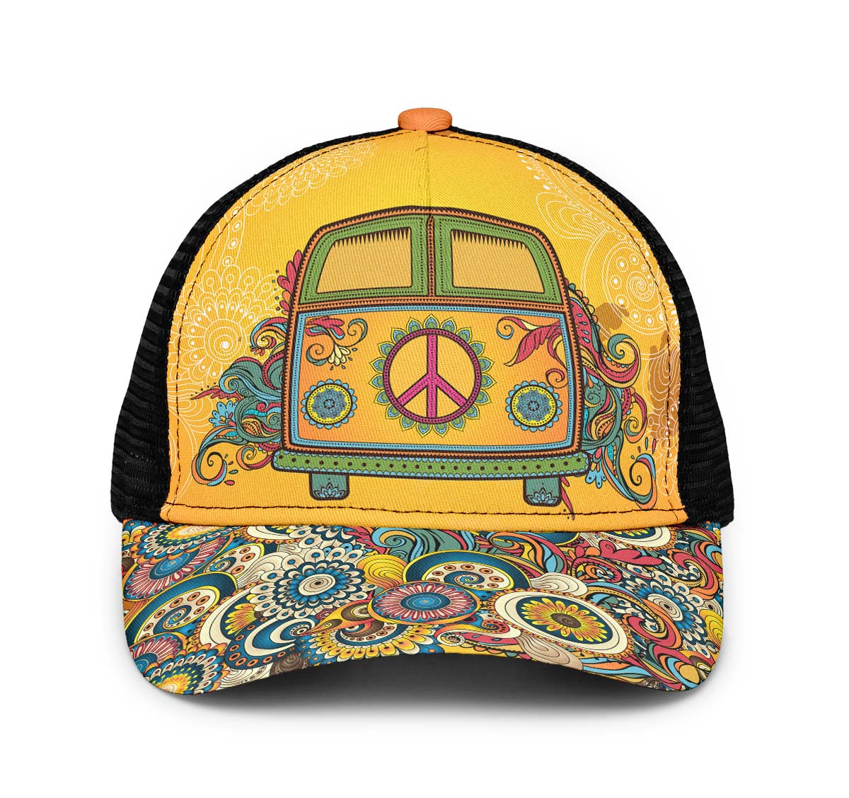 Colorful Hippie Van