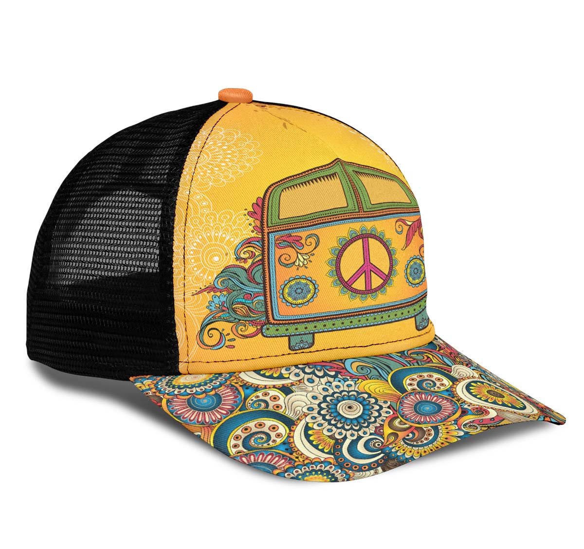 Colorful Hippie Van