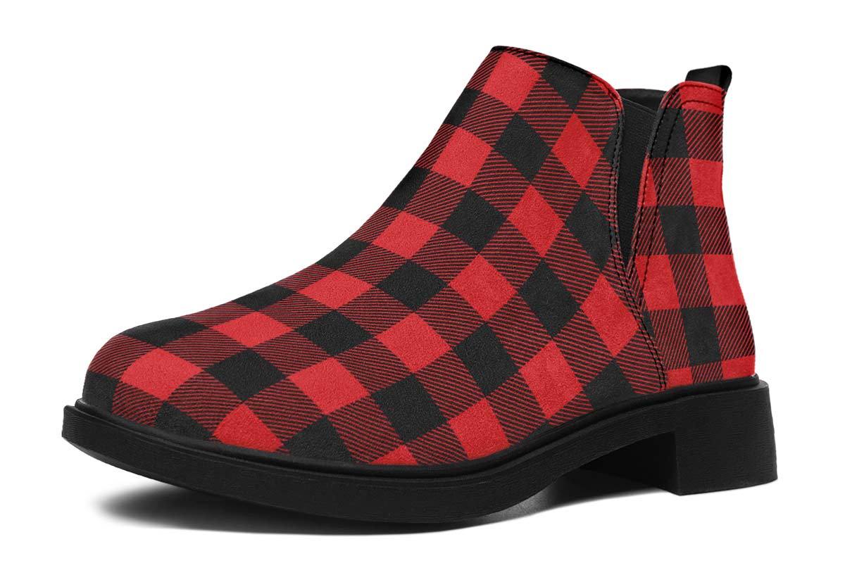 Checkered Black And Red