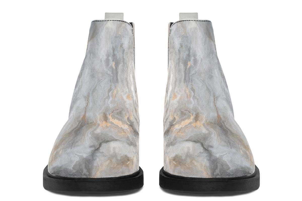 White Grey Gold Marble