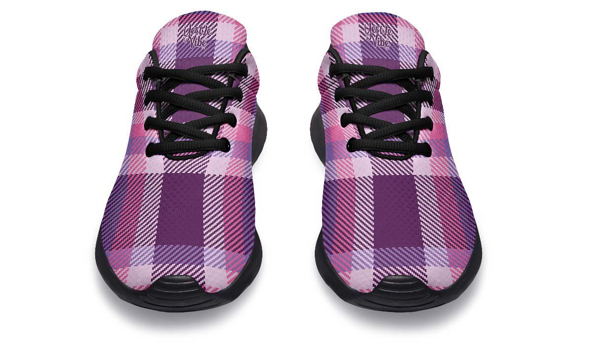 Gridded Pattern Purple