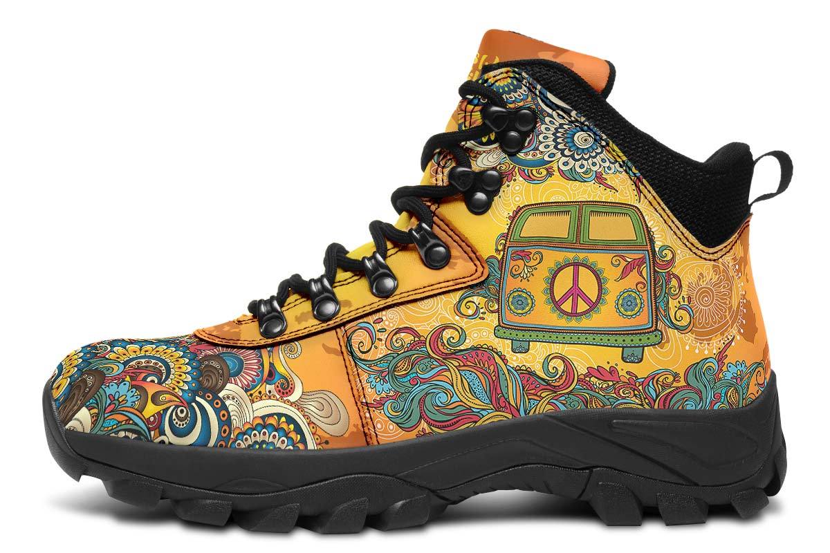 Colorful Hippie Van