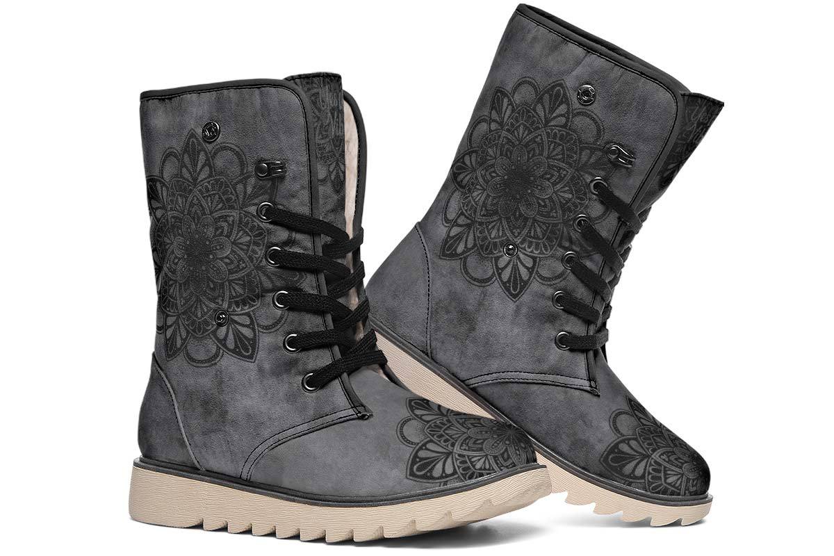 Grey Decorative Mandala