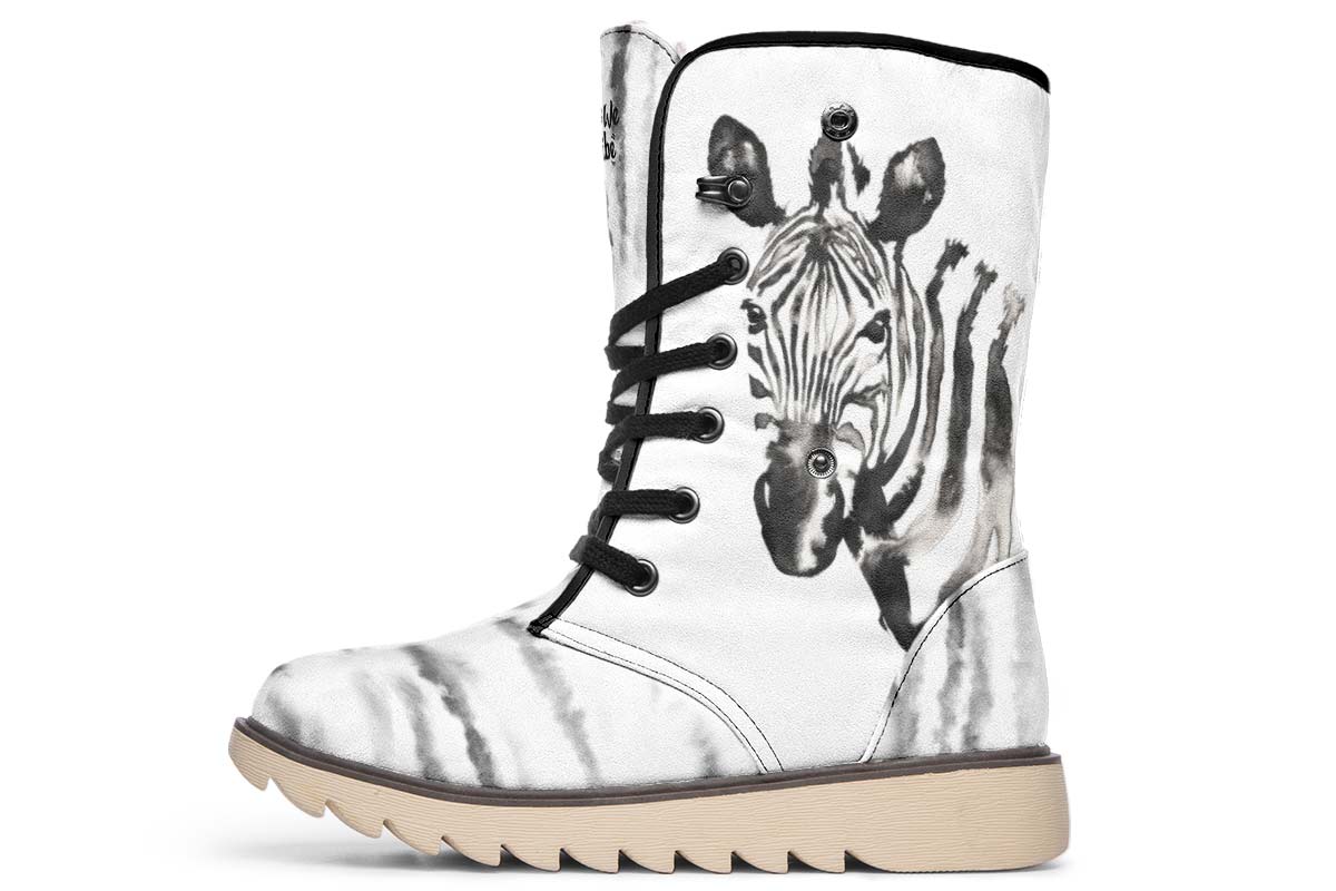 Watercolor Black Zebra