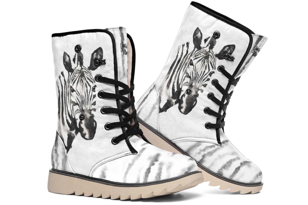 Watercolor Black Zebra