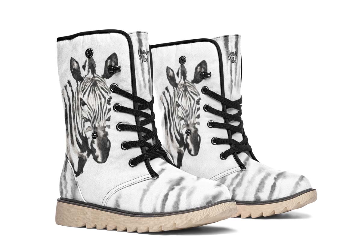 Watercolor Black Zebra