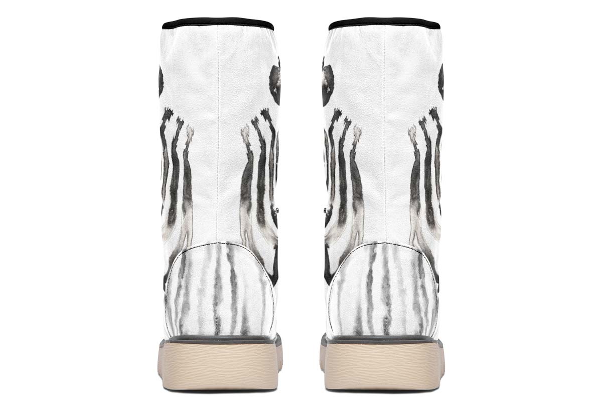 Watercolor Black Zebra