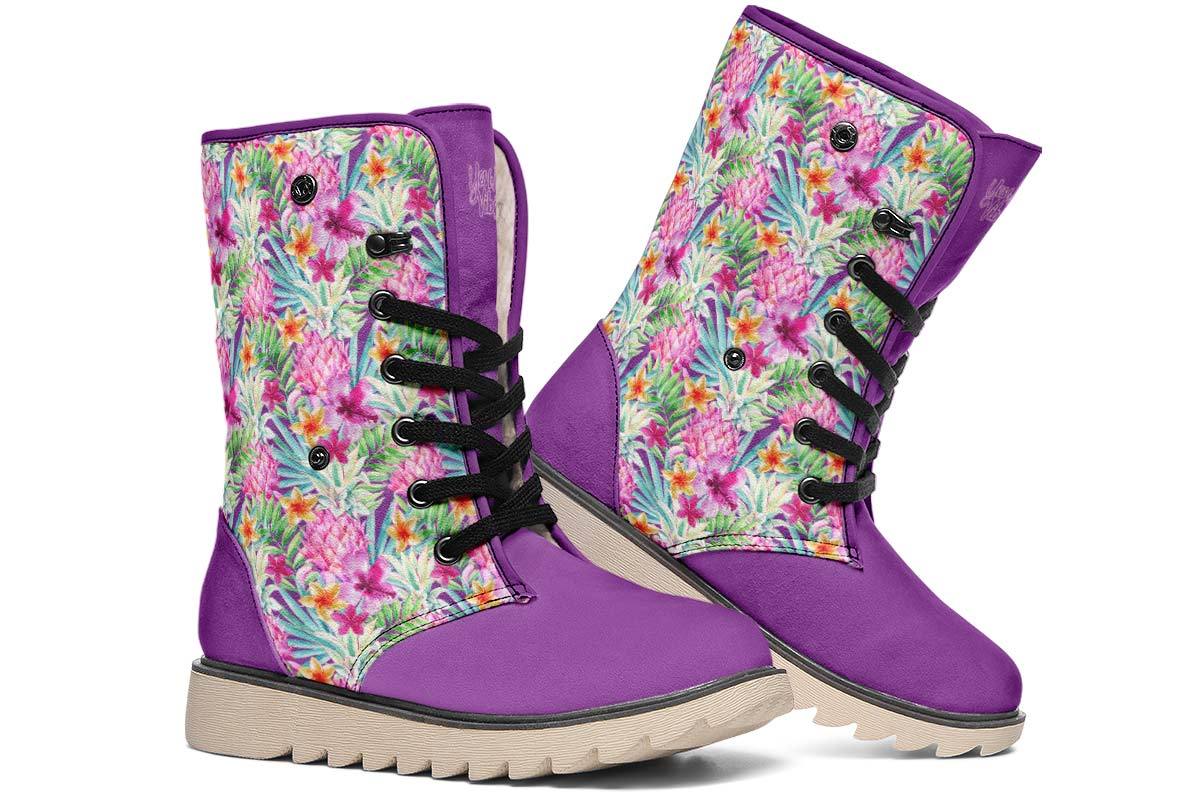 Watercolor Pink Pineapple