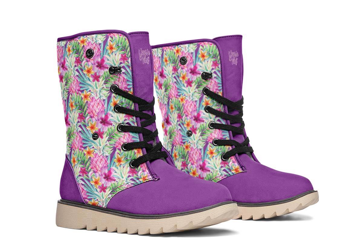 Watercolor Pink Pineapple