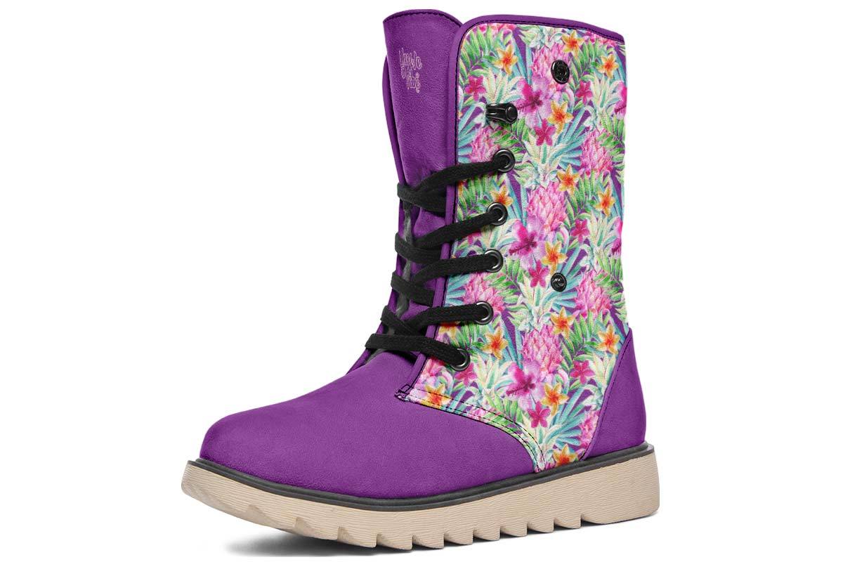 Watercolor Pink Pineapple