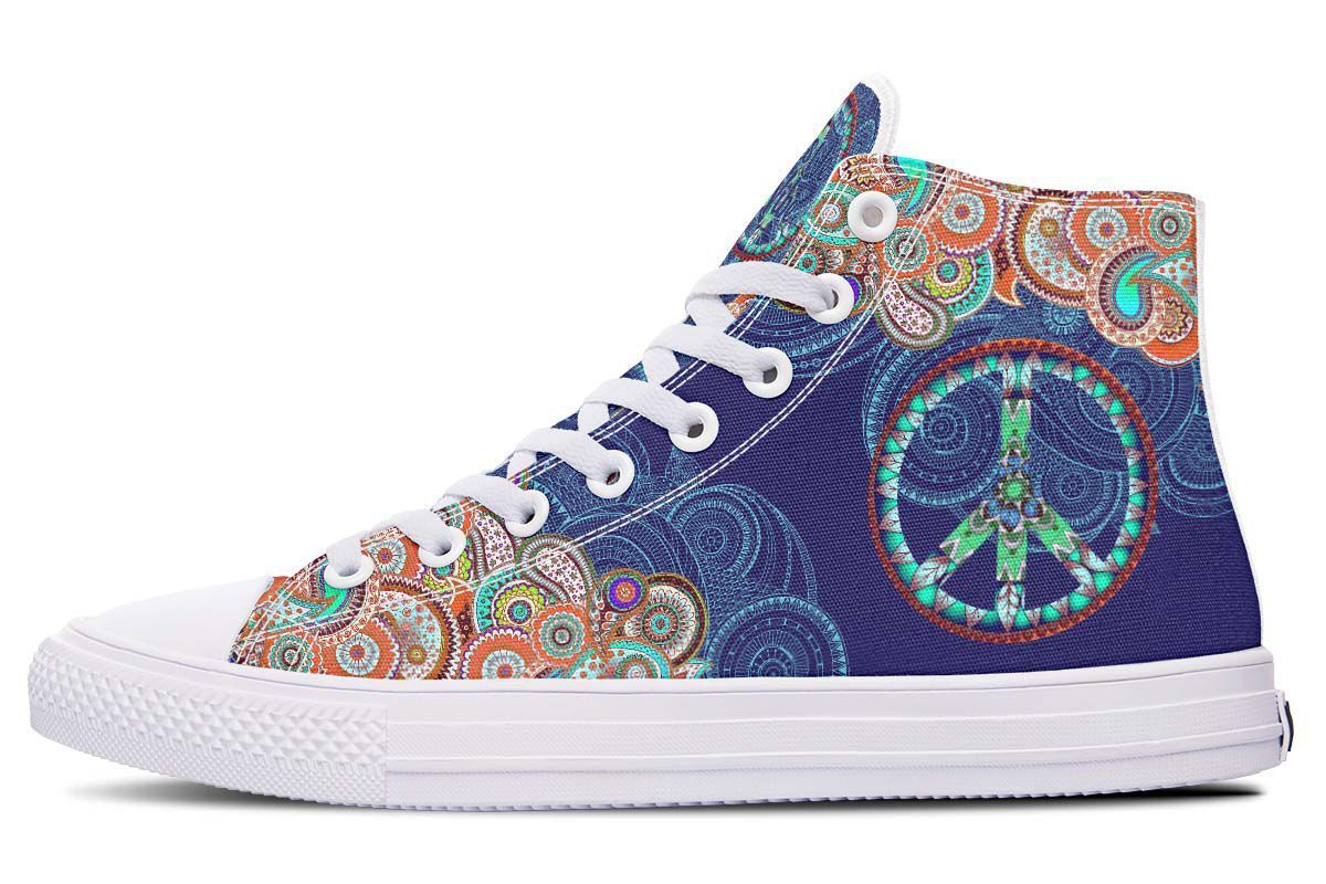 Peace And Mandala Blue