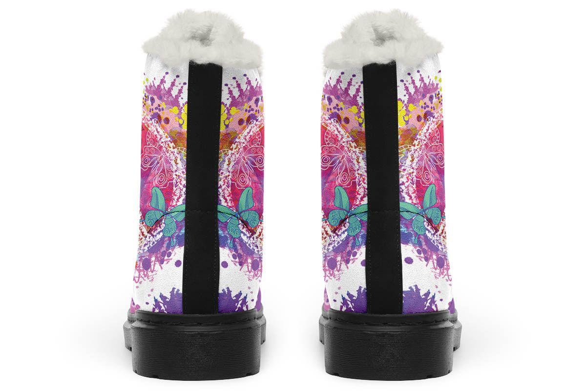 Colorful Peace And Butterflies