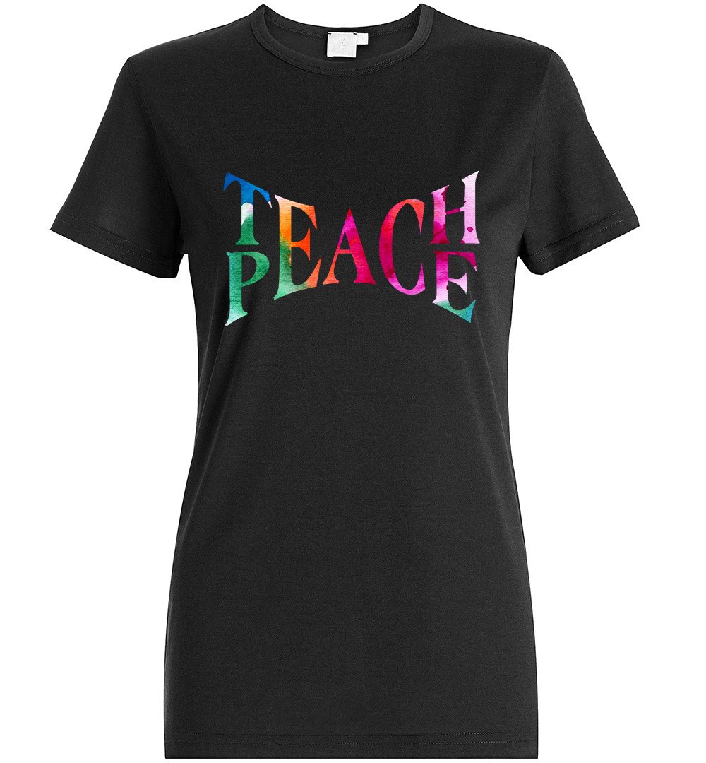 Teach Peace Watercolor