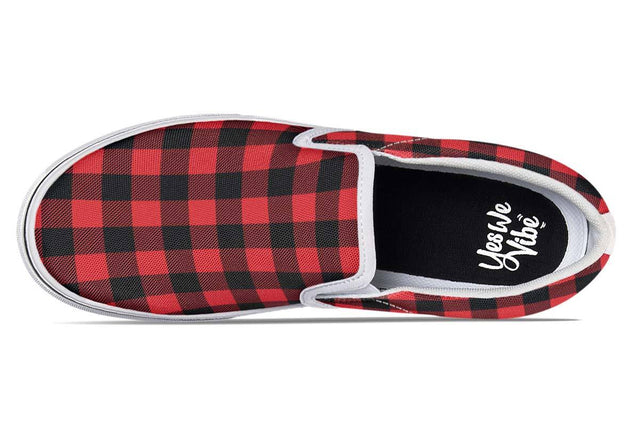 Checkered Black And Red