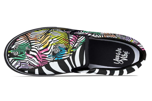 Colorful Zebras And Pattern