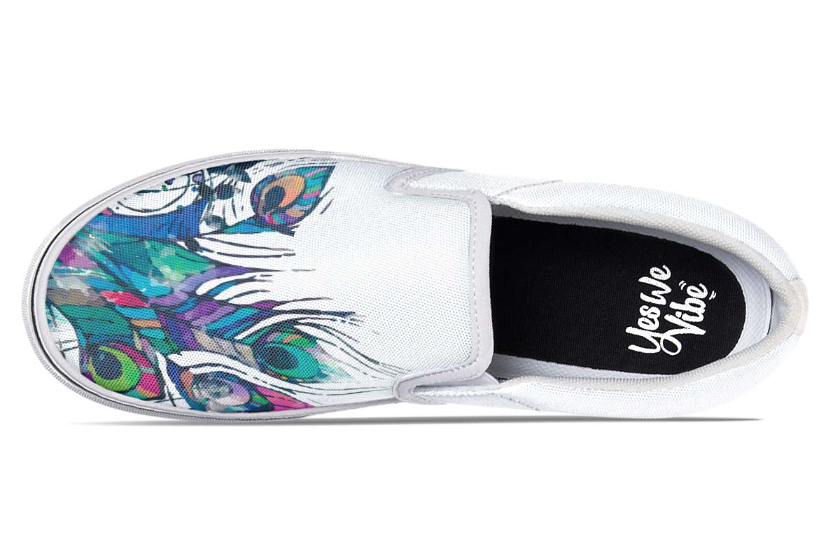 Watercolor Peacock Feather