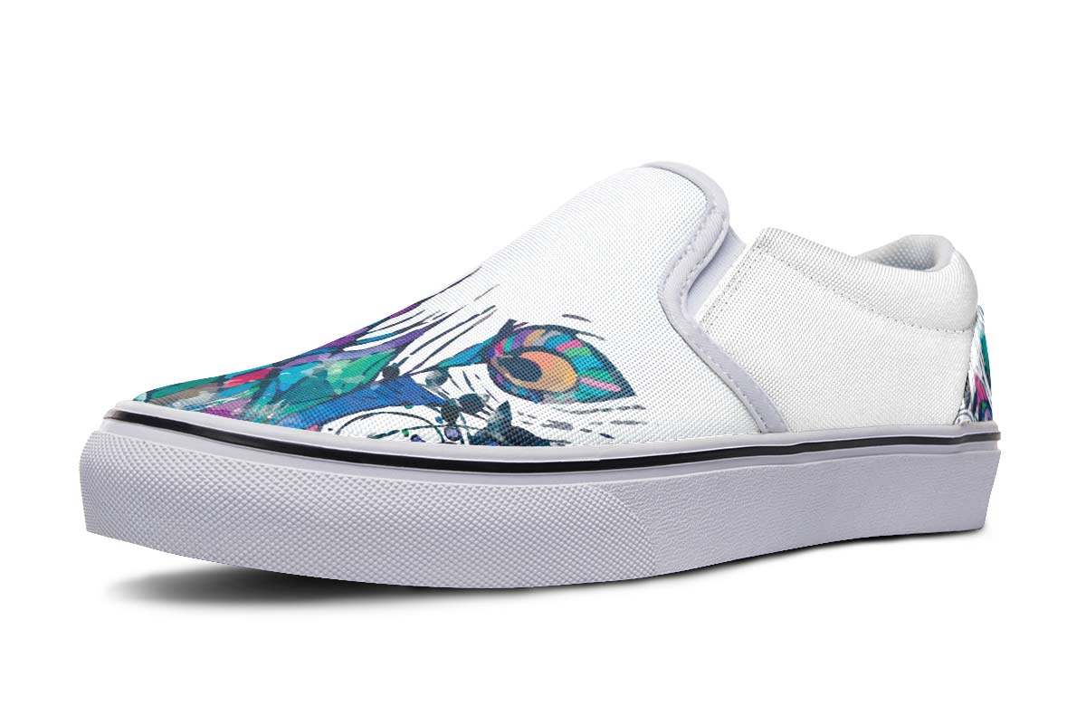 Watercolor Peacock Feather