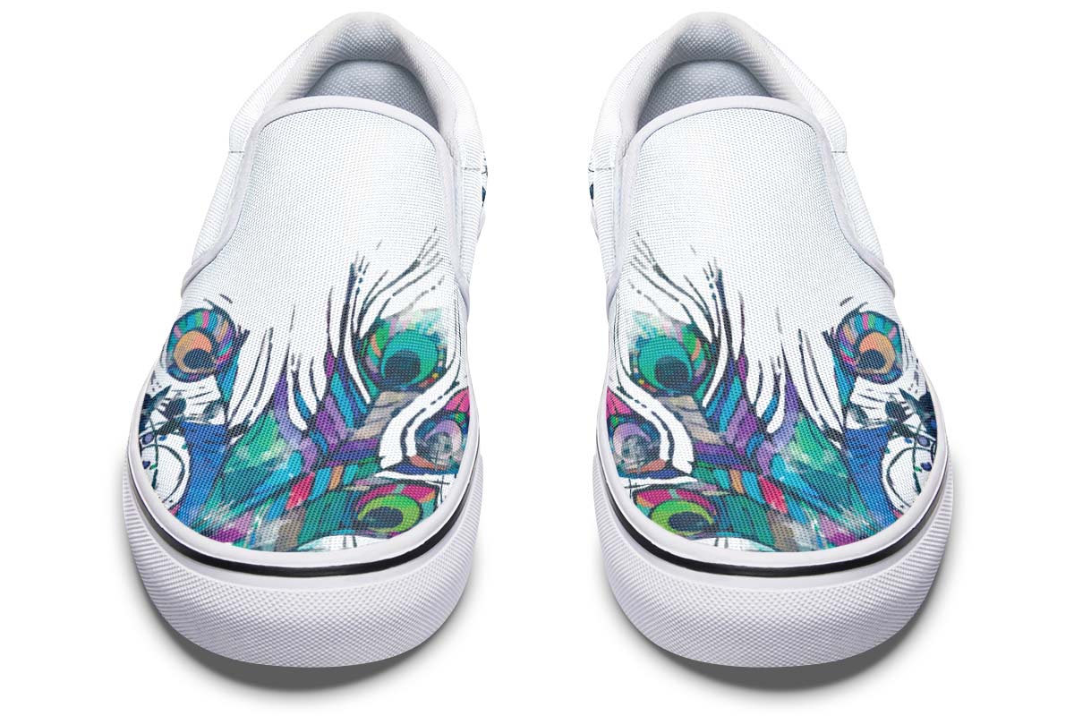 Watercolor Peacock Feather