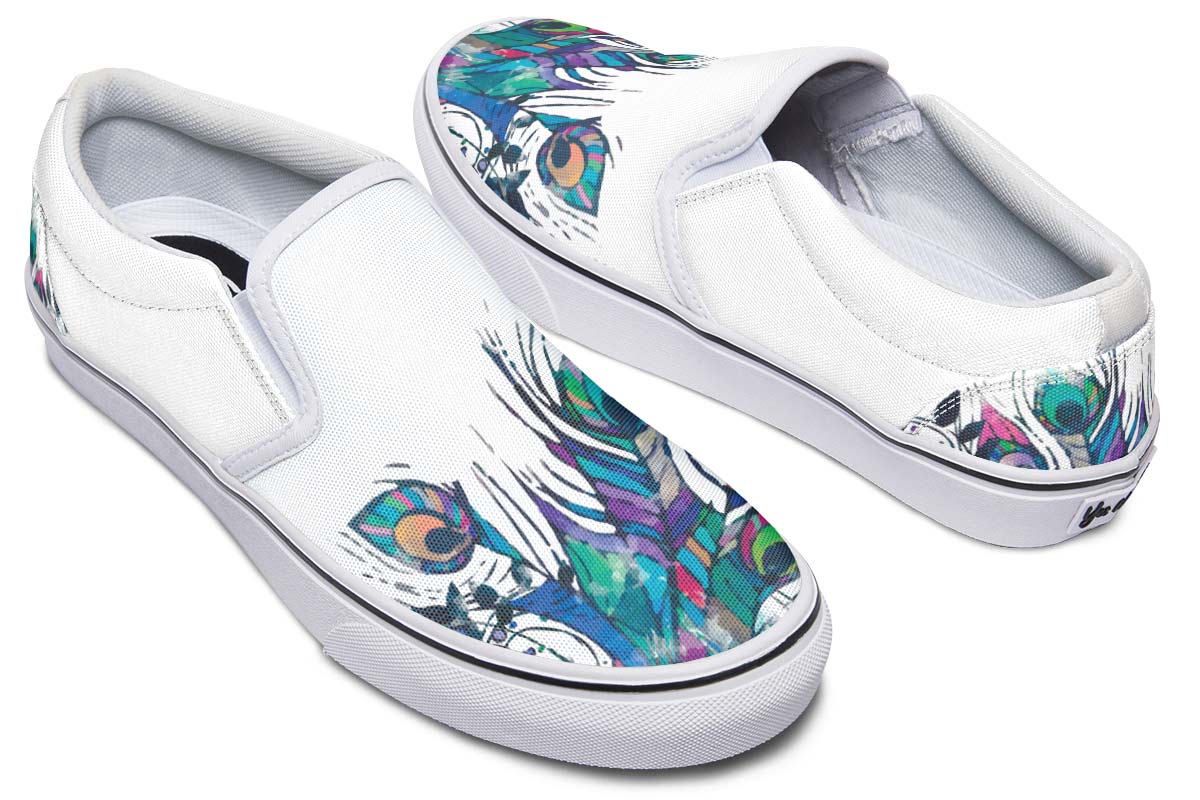 Watercolor Peacock Feather