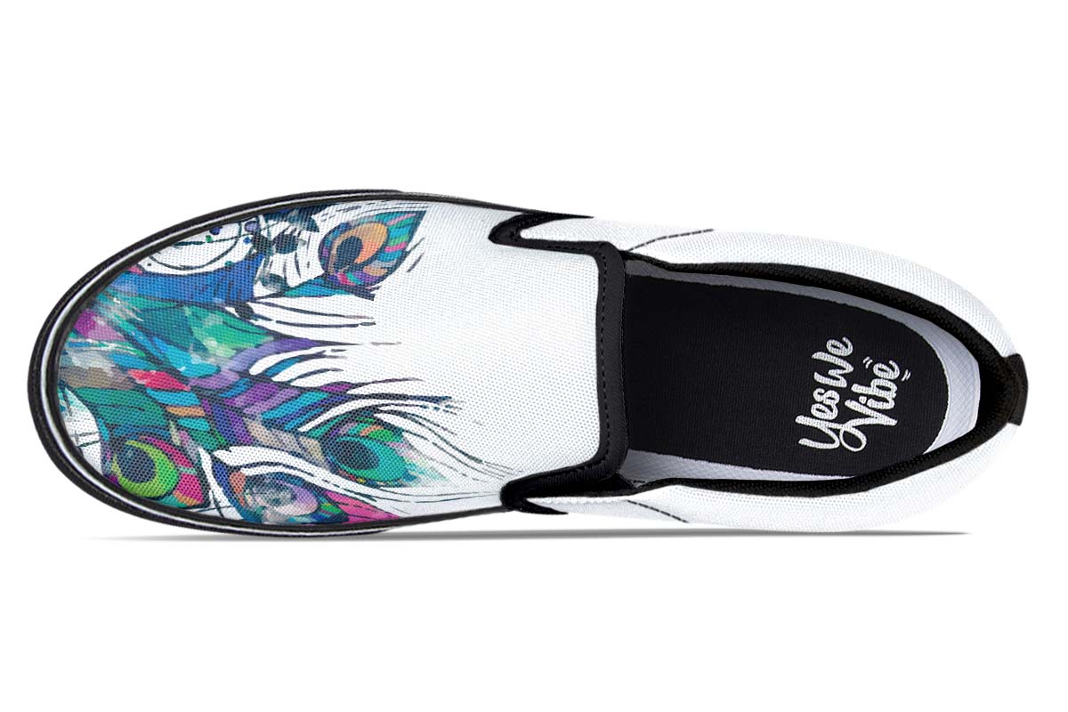 Watercolor Peacock Feather