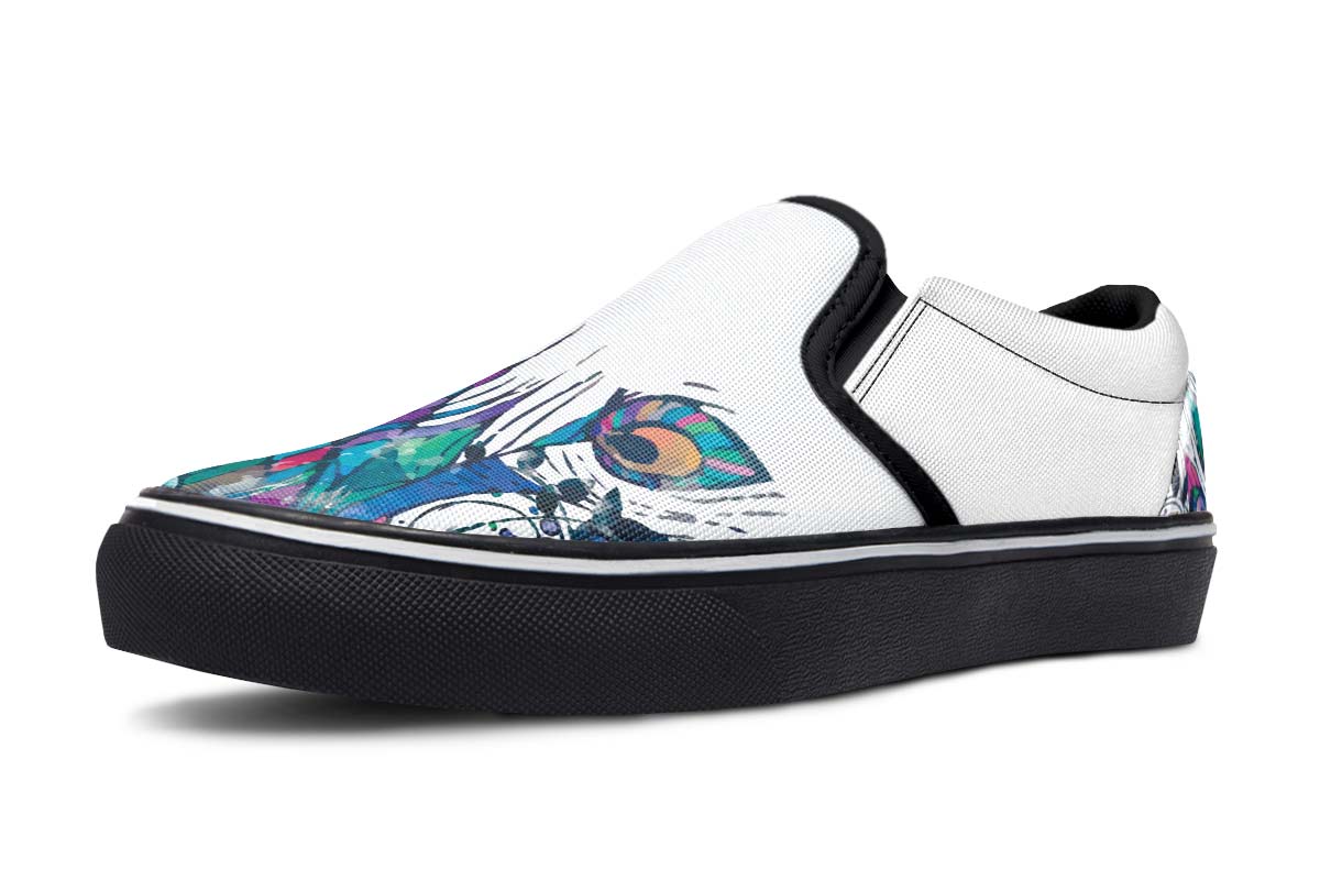 Watercolor Peacock Feather