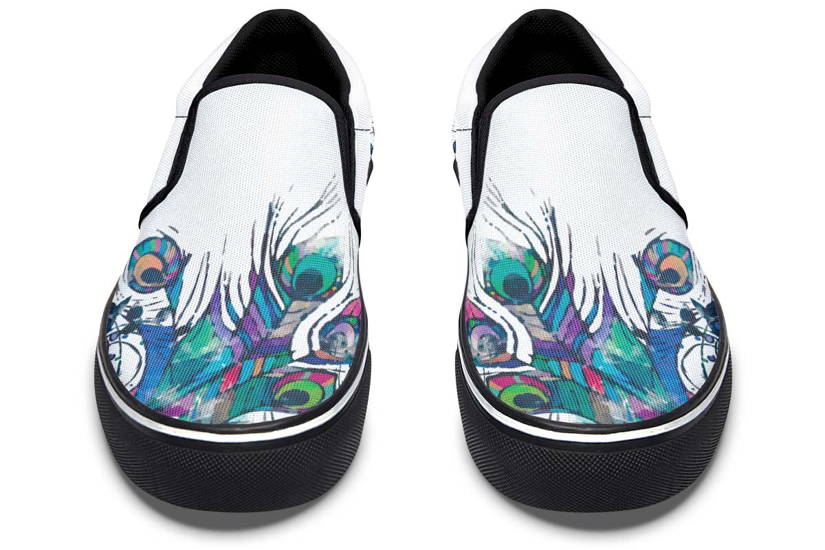 Watercolor Peacock Feather