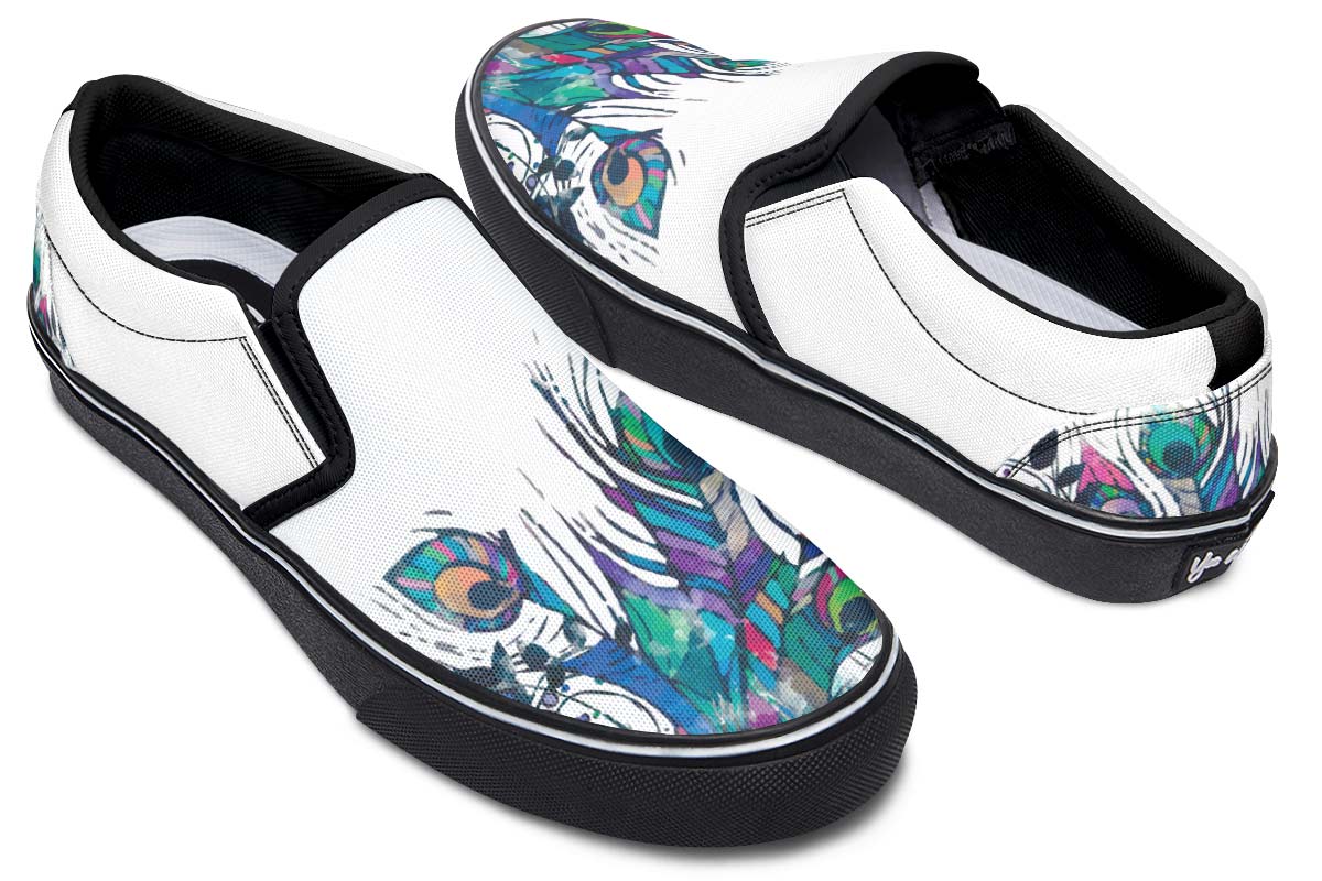 Watercolor Peacock Feather