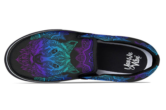 Colorful Wolf Mandala