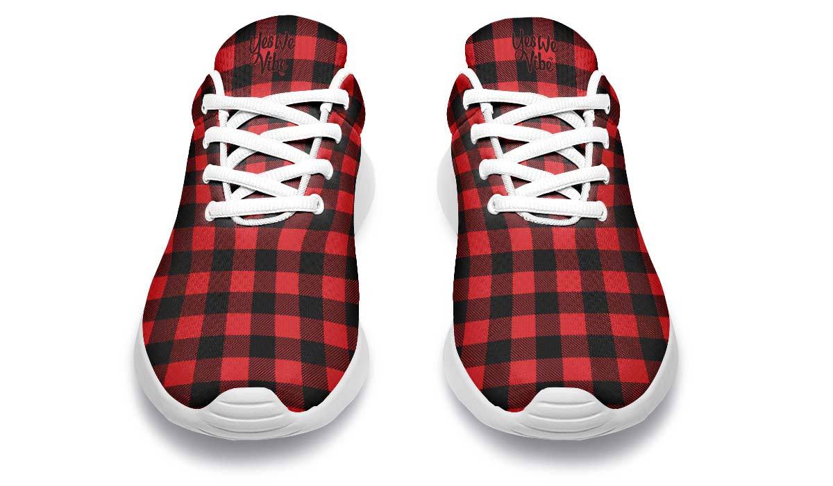 Checkered Black And Red