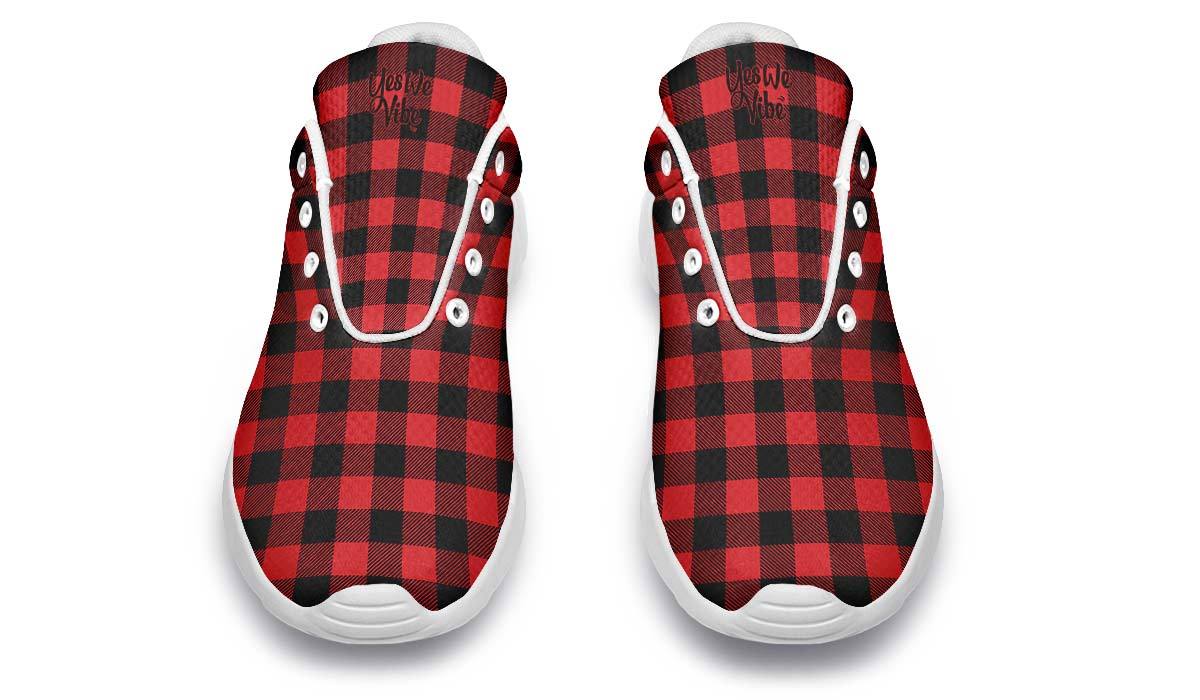 Checkered Black And Red