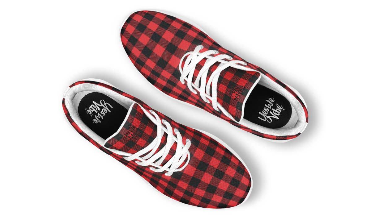 Checkered Black And Red