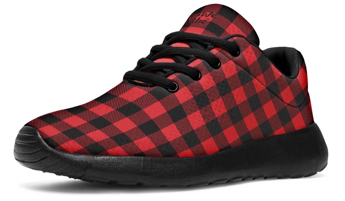 Checkered Black And Red