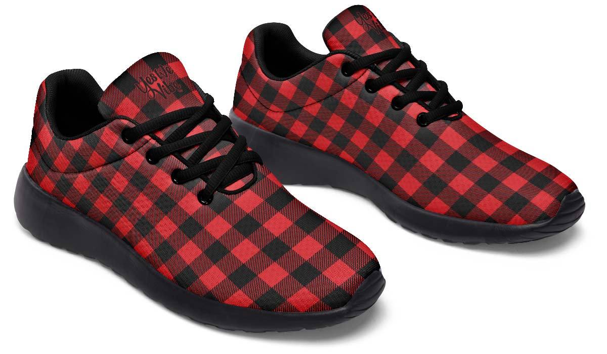 Checkered Black And Red