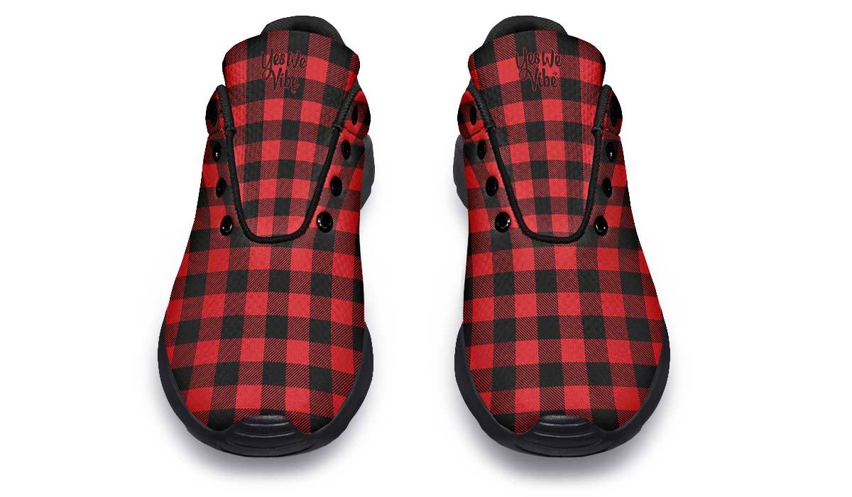 Checkered Black And Red