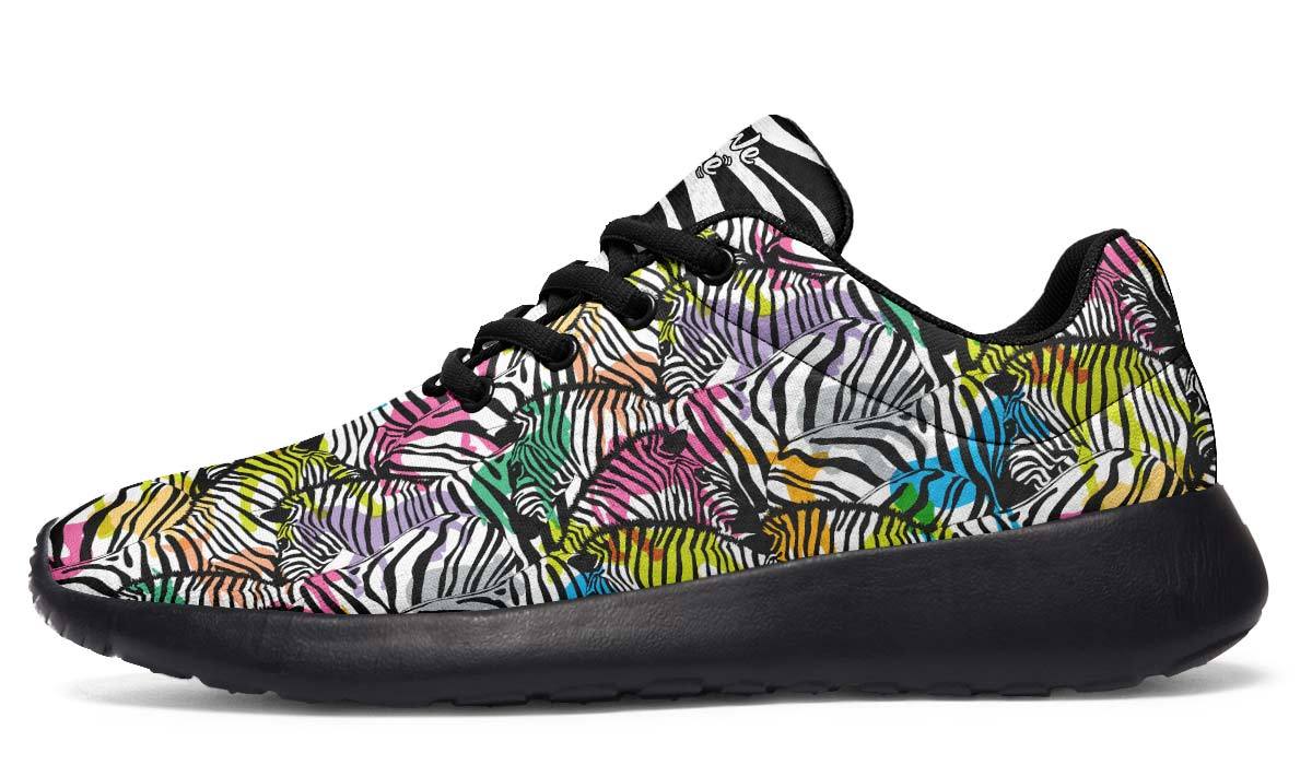 Colorful Zebras And Pattern