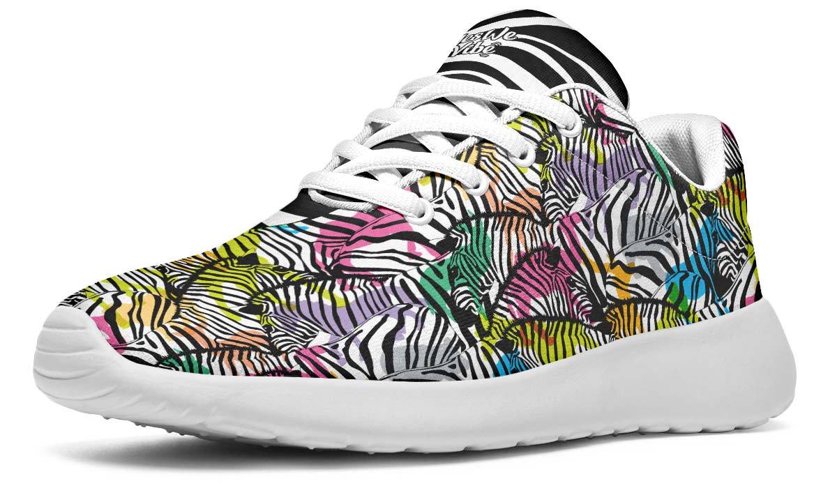 Colorful Zebras And Pattern