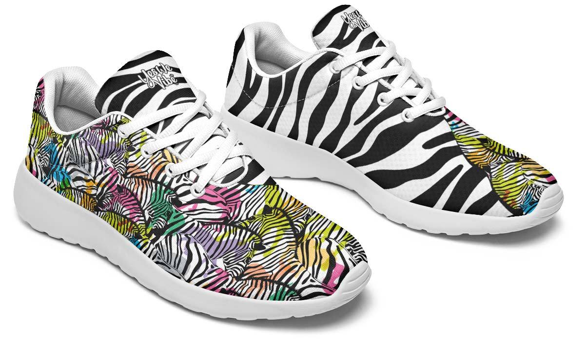 Colorful Zebras And Pattern