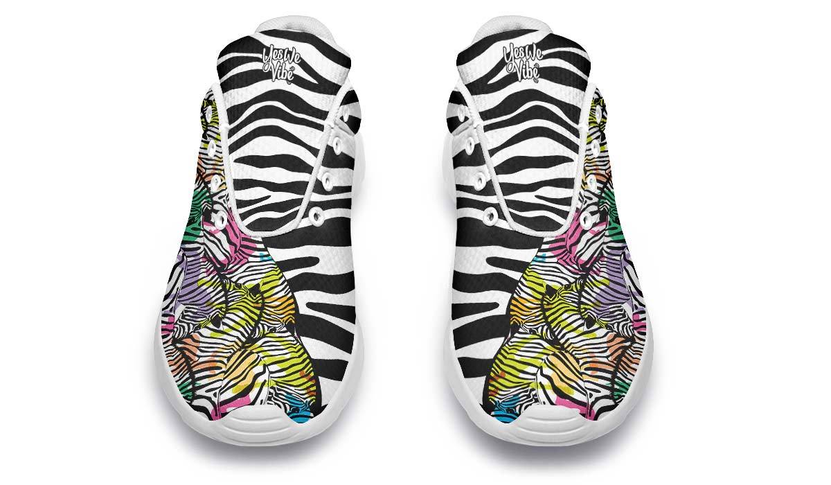 Colorful Zebras And Pattern