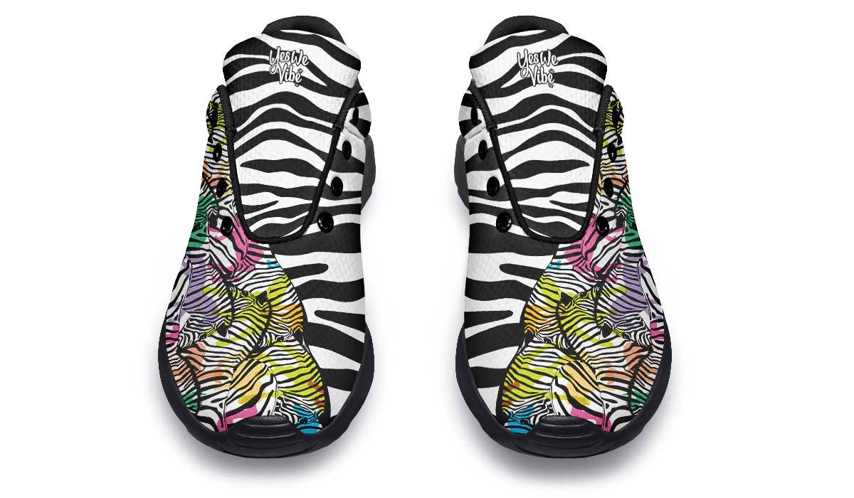 Colorful Zebras And Pattern