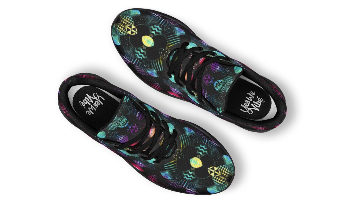 Colorful Dye Mosaic Art