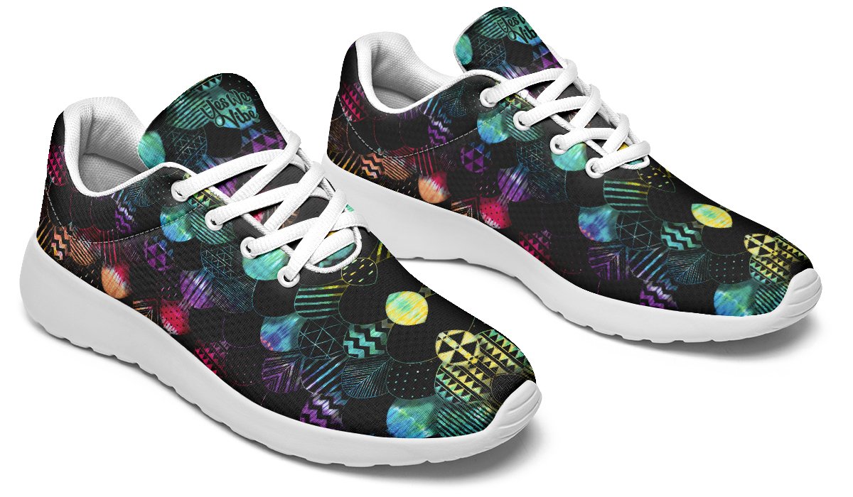 Colorful Dye Mosaic Art