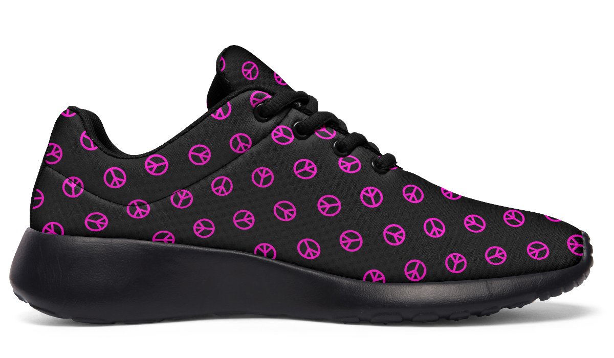 Pink Peace Pattern B W Y W V