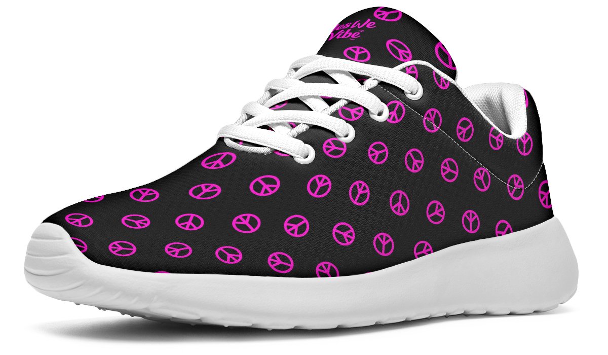 Pink Peace Pattern B W Y W V