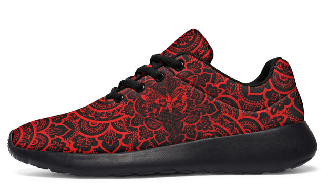 Red Floral Butterfly